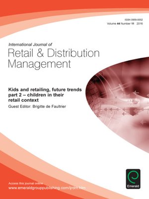 cover image of International Journal of Retail & Distribution Management, Volume 44, Number 11